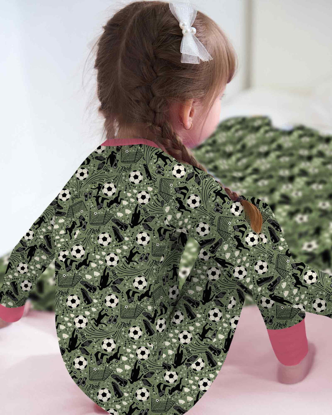 Gerippte Babykleidung mit individuellem Foto - Weich &amp; Skizzenhaft
