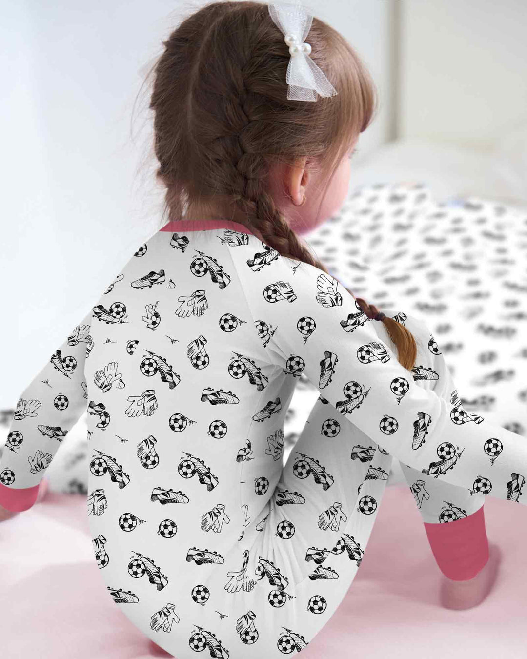 Gerippte Babykleidung mit individuellem Foto - Weich &amp; Skizzenhaft