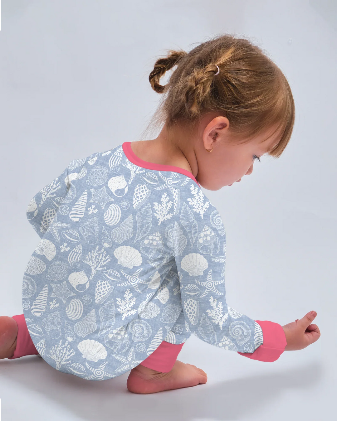 Gerippte Babykleidung mit individuellem Foto - Weich &amp; Skizzenhaft