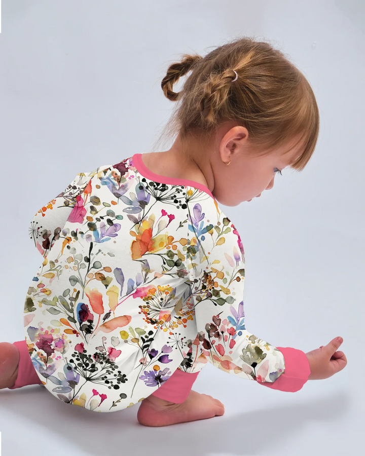 Gerippte Babykleidung mit individuellem Foto - Weich &amp; Skizzenhaft