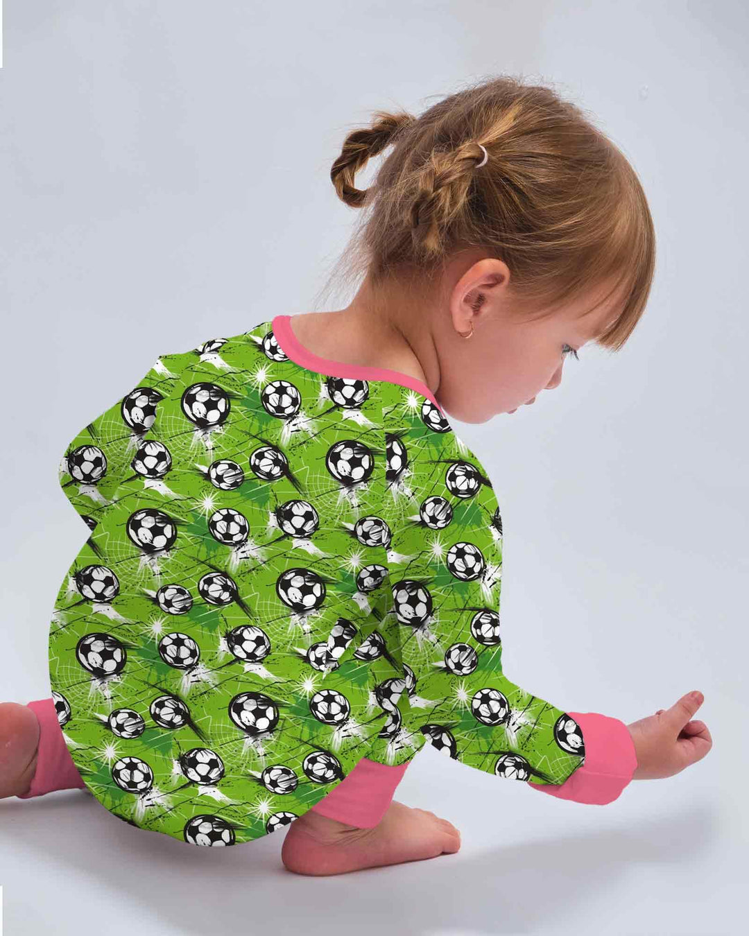 Gerippte Babykleidung mit individuellem Foto - Weich &amp; Skizzenhaft