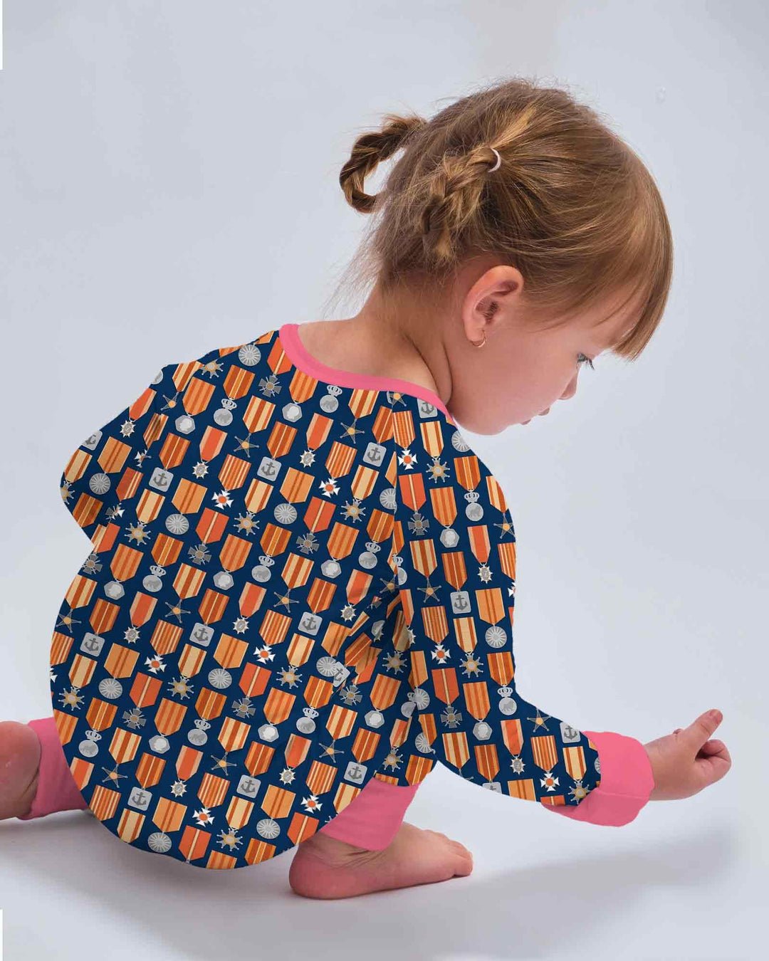 Gerippte Babykleidung mit individuellem Foto - Weich &amp; Skizzenhaft