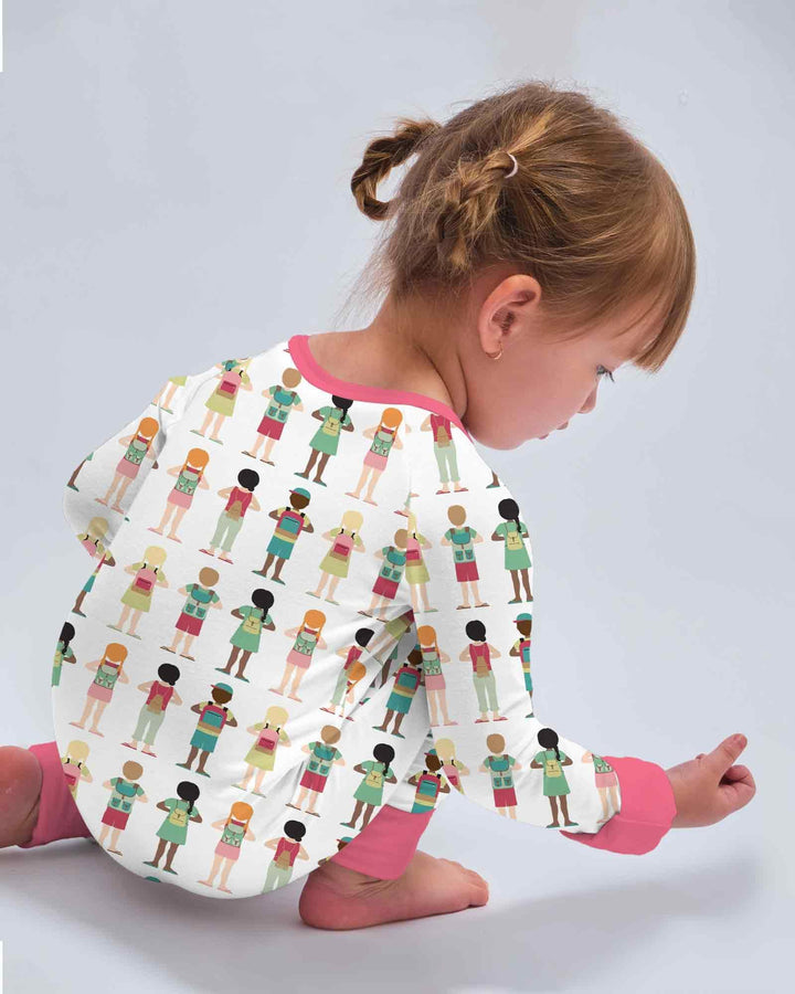Gerippte Babykleidung mit individuellem Foto - Weich &amp; Skizzenhaft