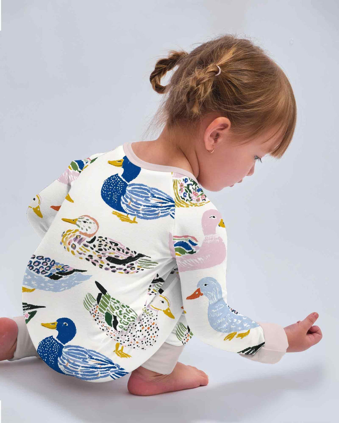 Gerippte Babykleidung mit individuellem Foto - Weich &amp; Skizzenhaft