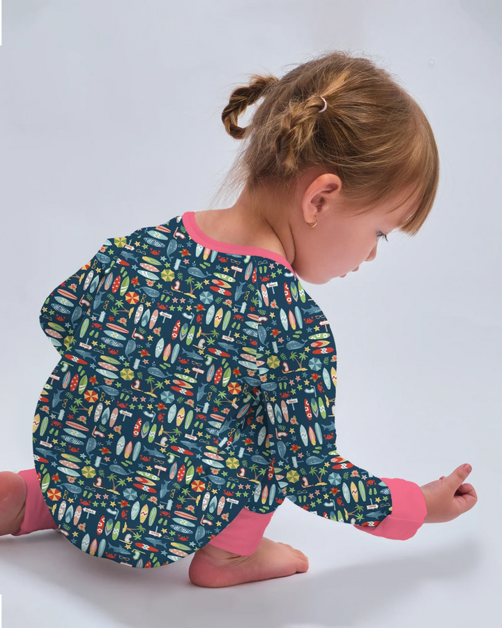 Gerippte Babykleidung mit individuellem Foto - Weich &amp; Skizzenhaft
