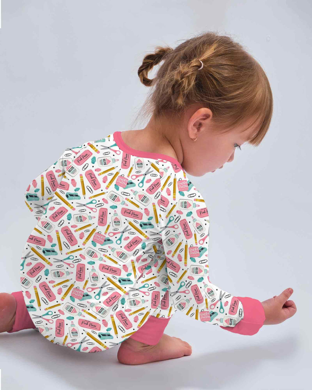 Gerippte Babykleidung mit individuellem Foto - Weich &amp; Skizzenhaft