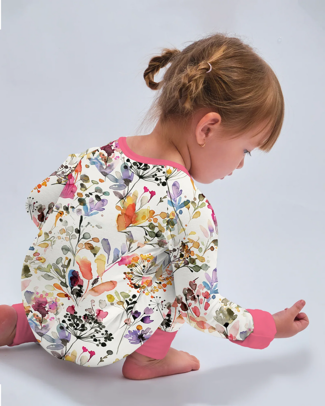 Gerippte Babykleidung mit individuellem Foto - Weich &amp; Skizzenhaft