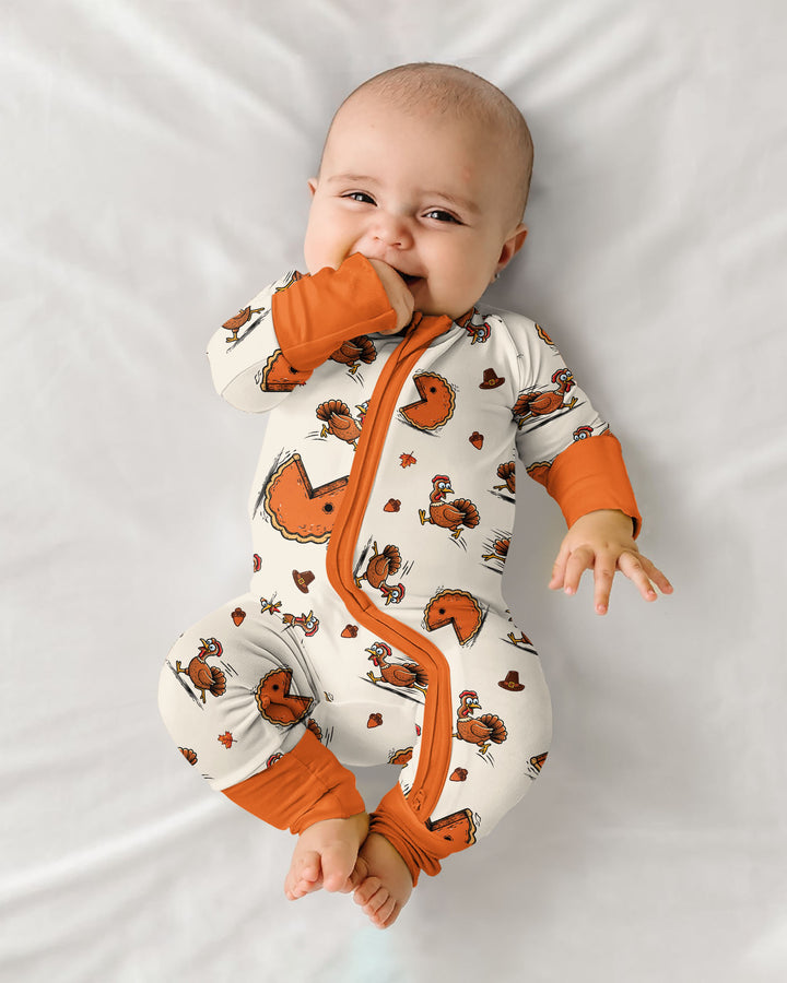 Thanksgiving Pumpkin Pie Chasing Bamboo Convertible Zippy
