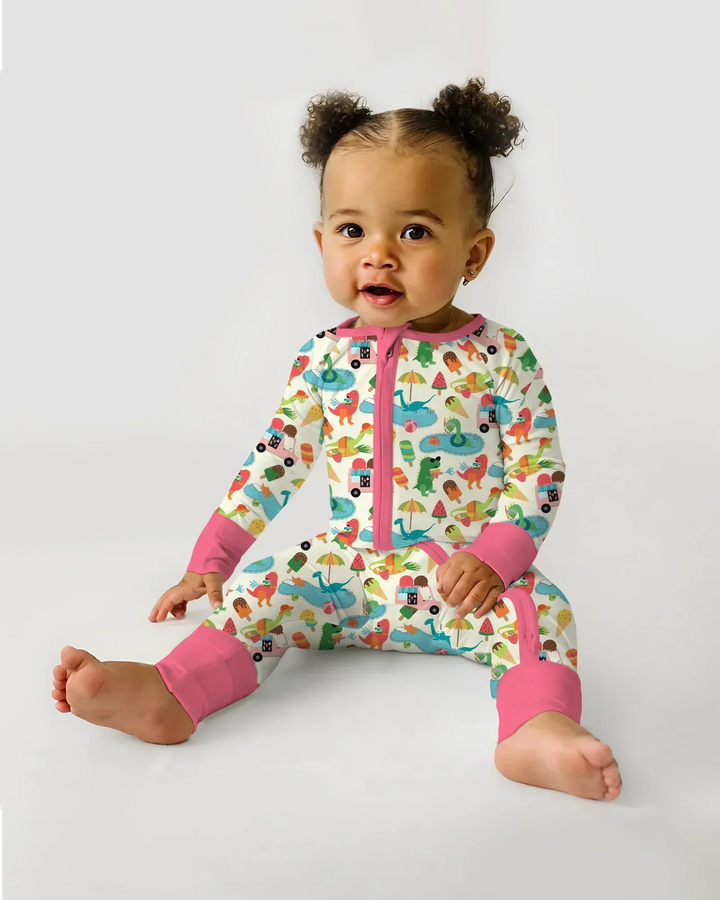Dino Summer Splash Bamboo Convertible Zippy