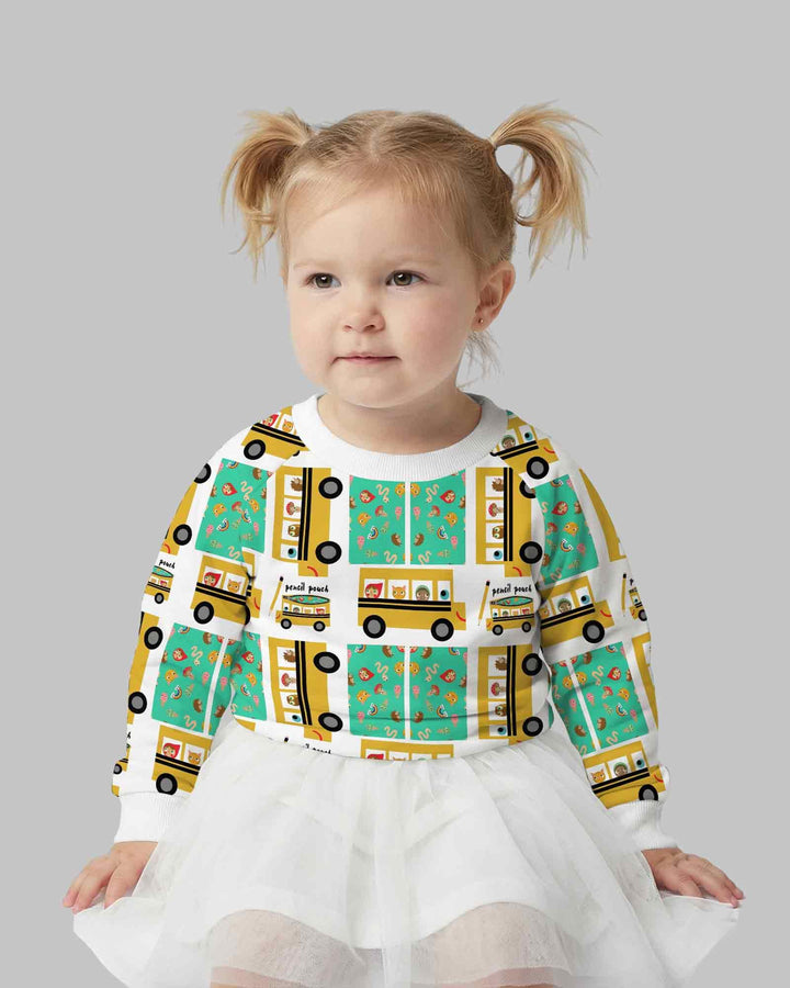 School Bus Adventures Bamboo Crewneck Sweatshirt