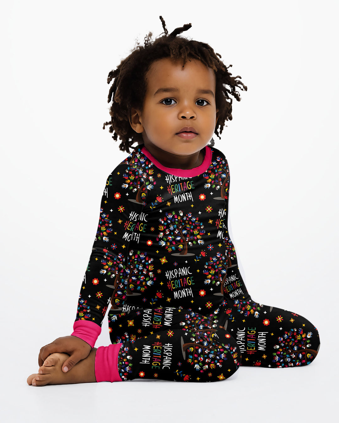 Little Heritage Roots Bamboo Two Piece Long Sleeve Pajama Set