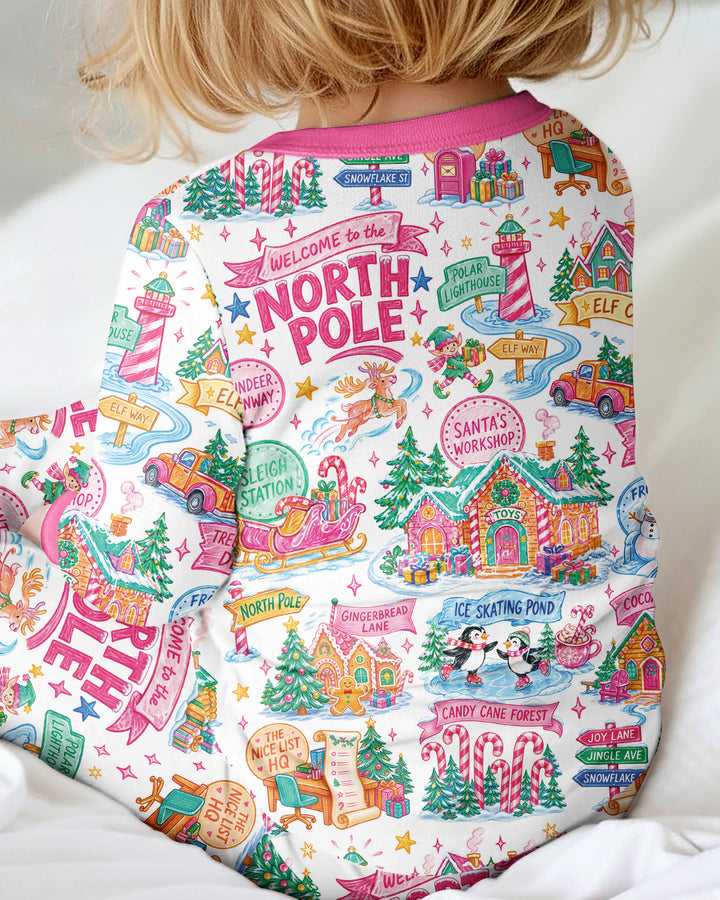 Retro North Pole Bamboo Convertible Zippy