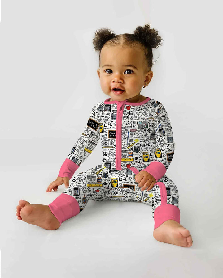 Gerippte Babykleidung mit individuellem Foto - Weich &amp; Skizzenhaft