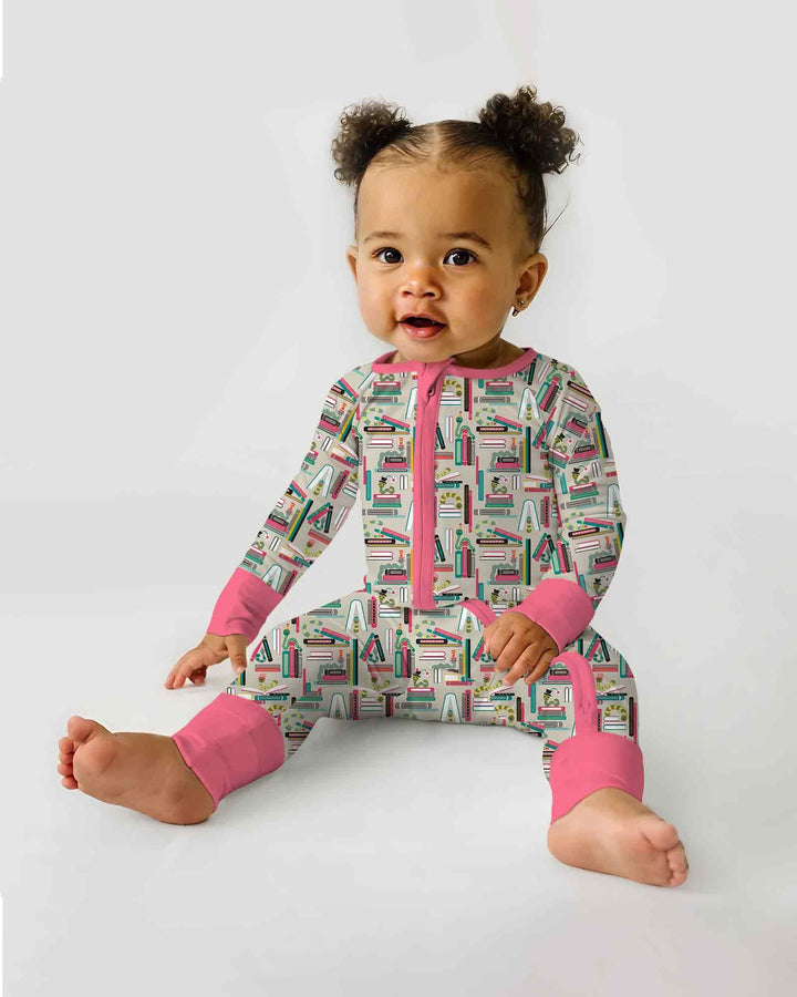 Gerippte Babykleidung mit individuellem Foto - Weich &amp; Skizzenhaft