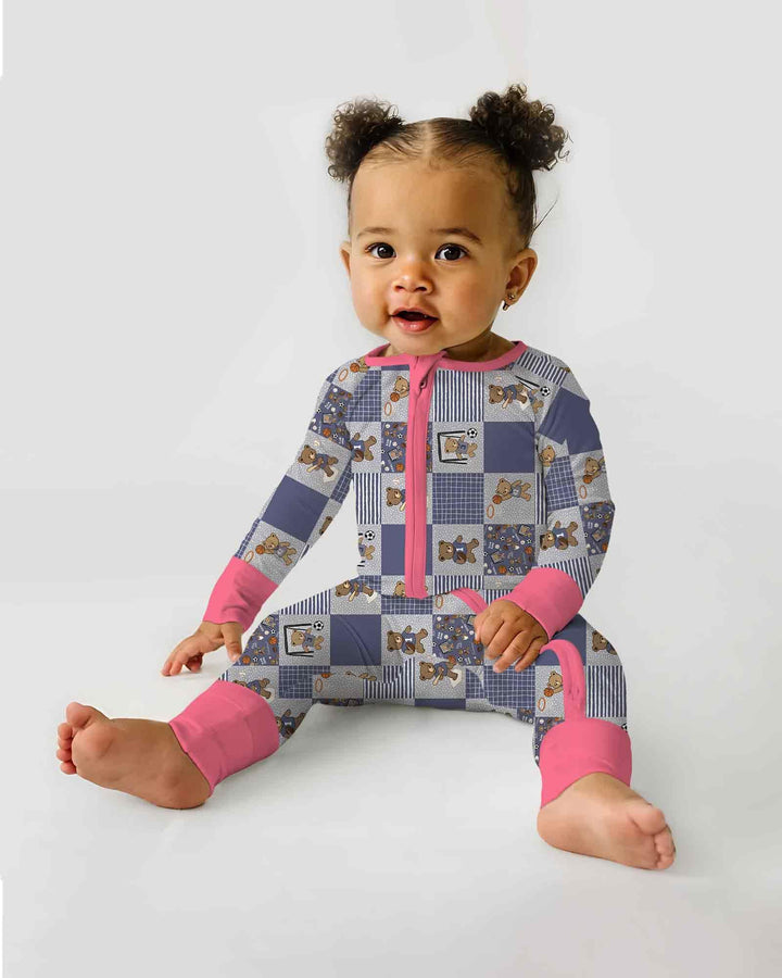 Gerippte Babykleidung mit individuellem Foto - Weich &amp; Skizzenhaft