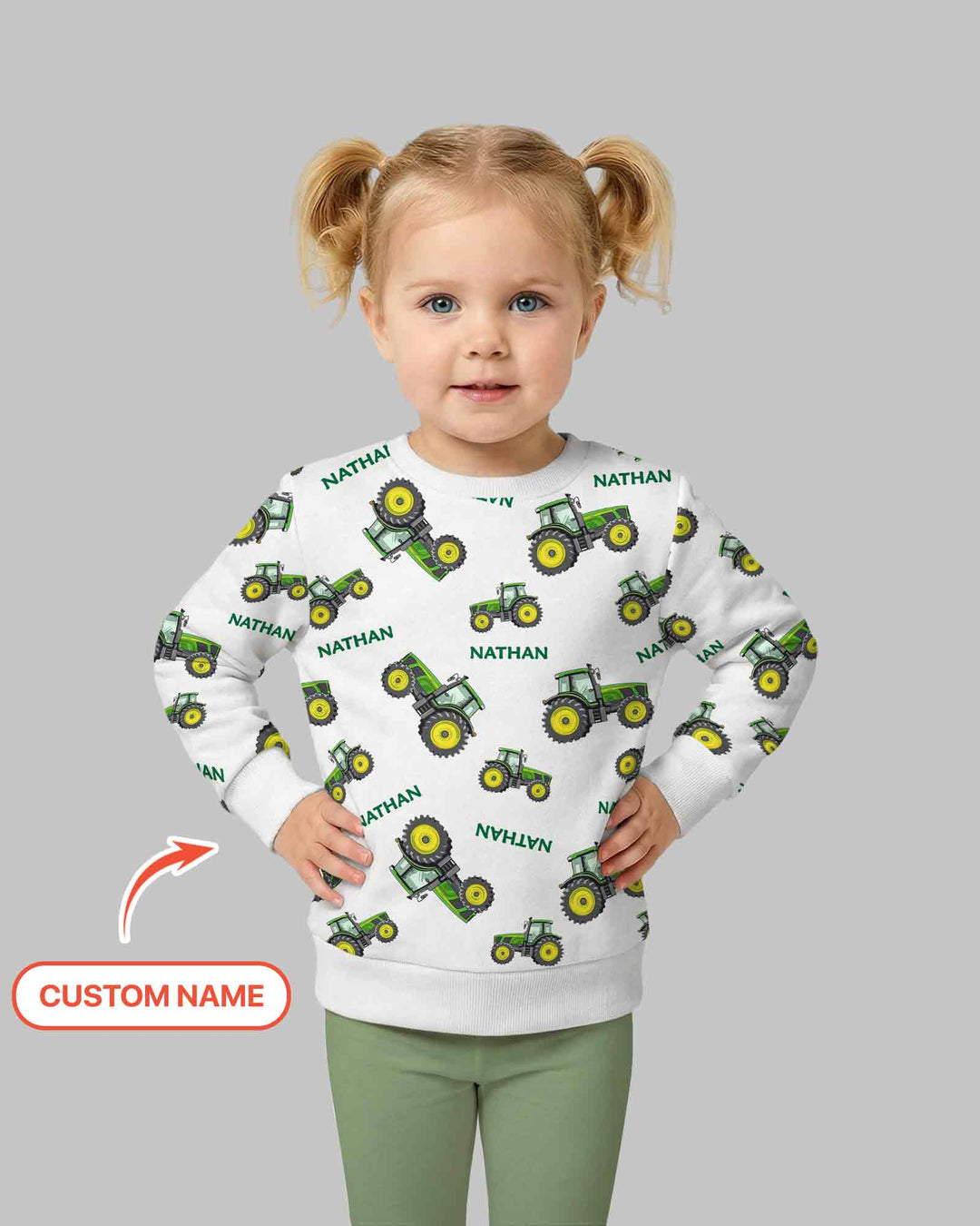 Custom Template Bambus-Rundhals-Sweatshirt