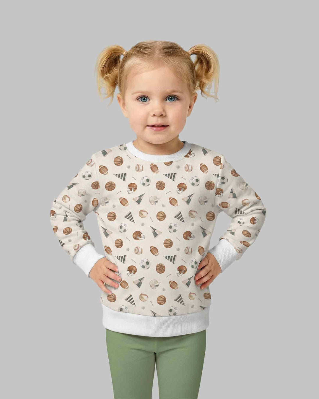 Sweatshirt mit Rundhalsausschnitt aus Bambusfaser