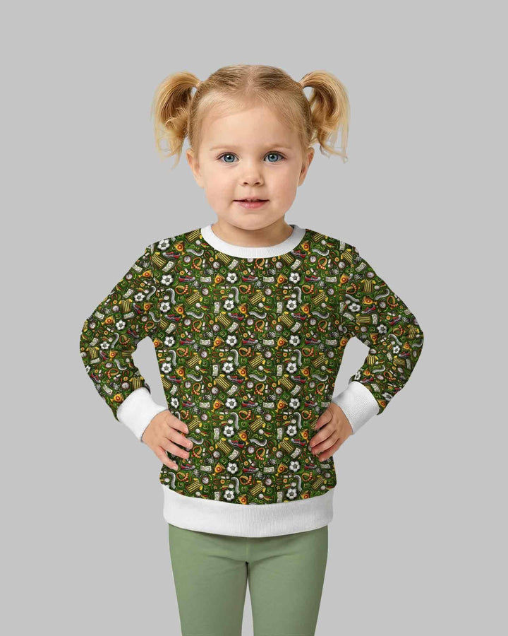 Sweatshirt mit Rundhalsausschnitt aus Bambusfaser