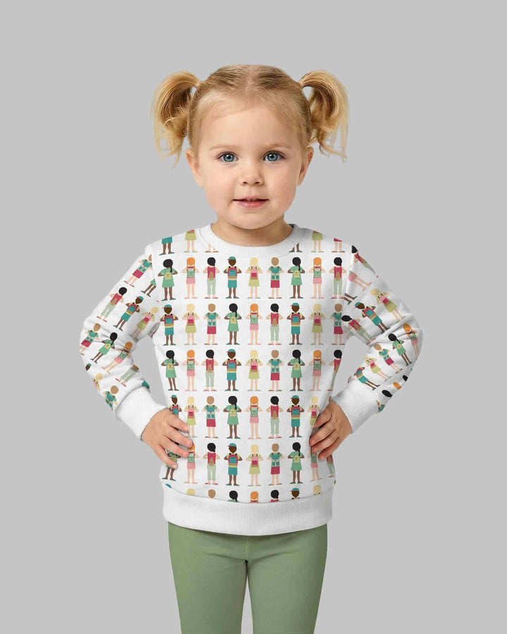 Sweatshirt mit Rundhalsausschnitt aus Bambusfaser
