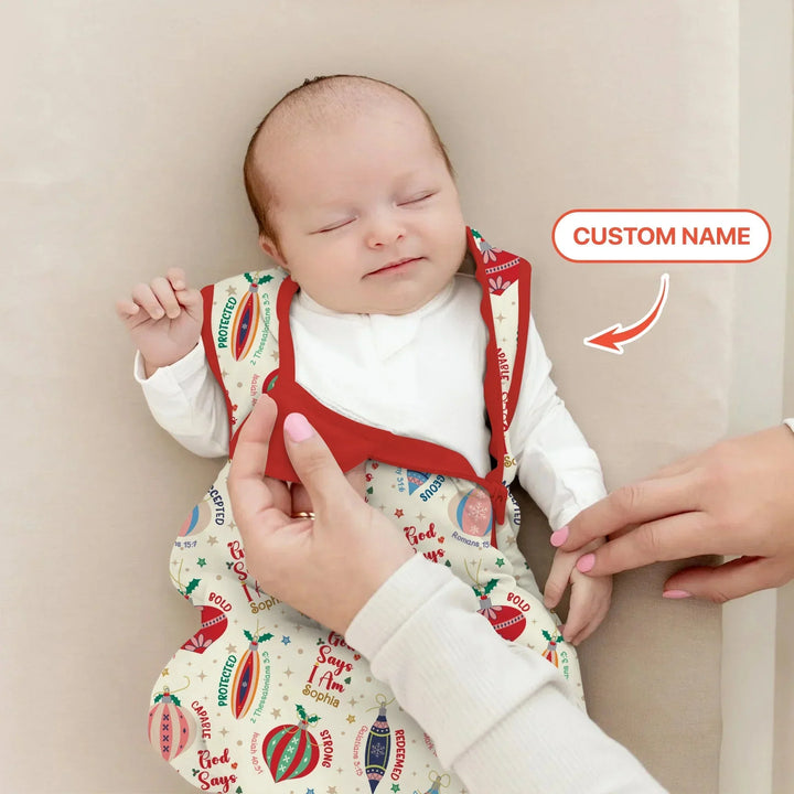 God Says I Am Joyful Christmas Sleep Bag For Baby , God Says I Am Joyful Christmas Sleep Bag For Baby - XS / 0.5 TOG