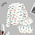 Gone Fishing Men's Pajama Set , Gone Fishing Men's Pajama Set - XS