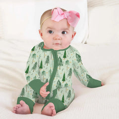 Green Christmas Tree Farm Convertible Zippy , Green Christmas Tree Farm Convertible Zippy - 0-3M