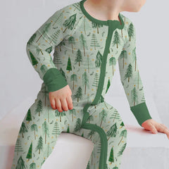 Green Christmas Tree Farm Convertible Zippy , Green Christmas Tree Farm Convertible Zippy - 0-3M
