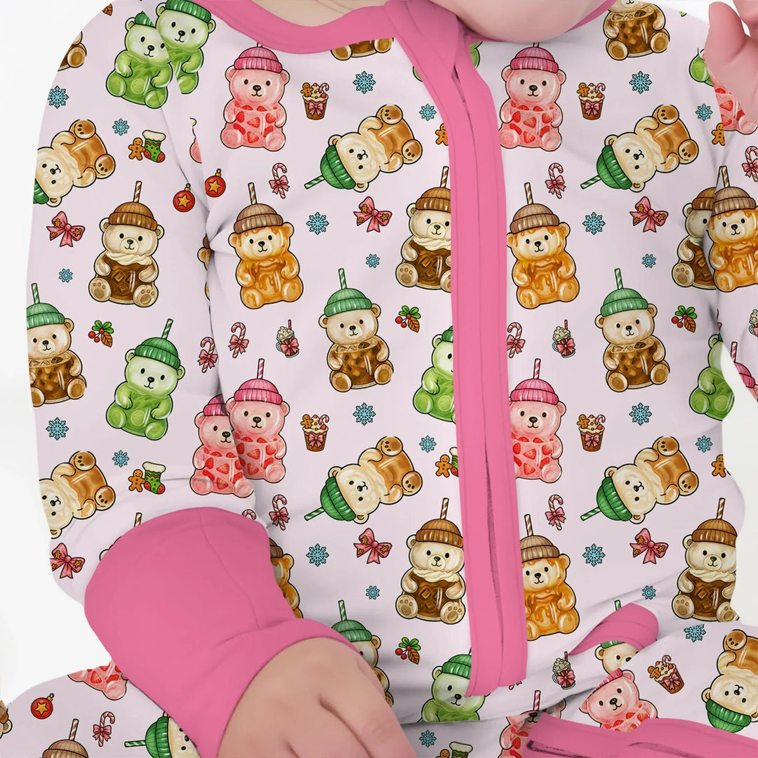 Holiday Bear Cup Bamboo Convertible Zippy