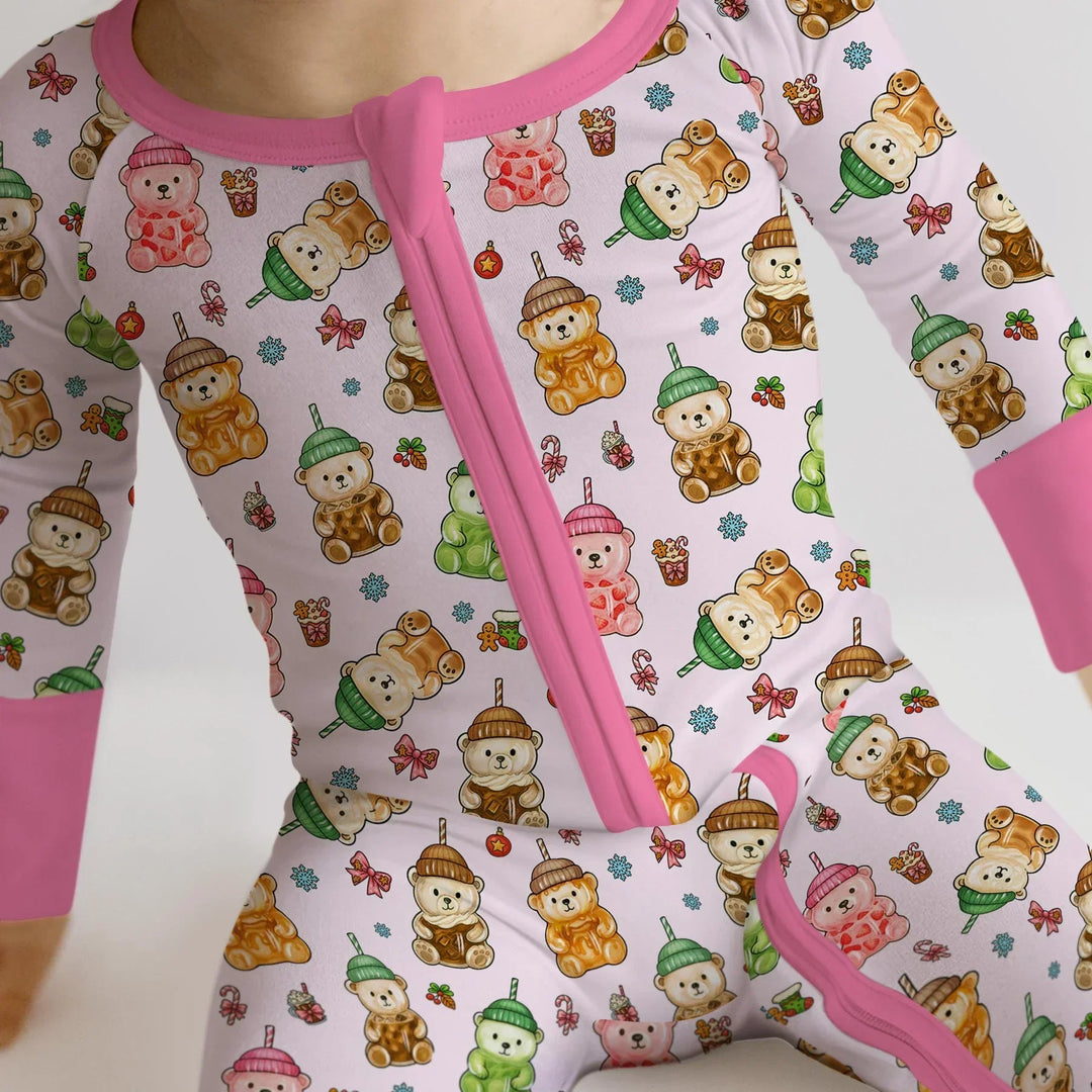 Holiday Bear Cup Bamboo Convertible Zippy