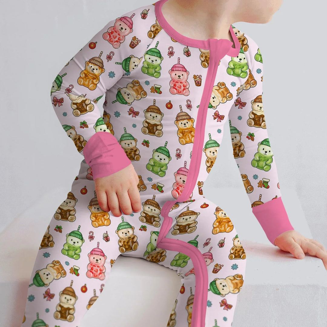 Holiday Bear Cup Bamboo Convertible Zippy
