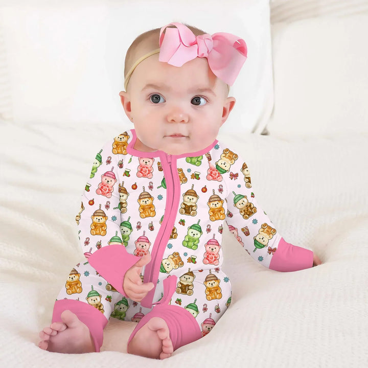 Holiday Bear Cup Bamboo Convertible Zippy