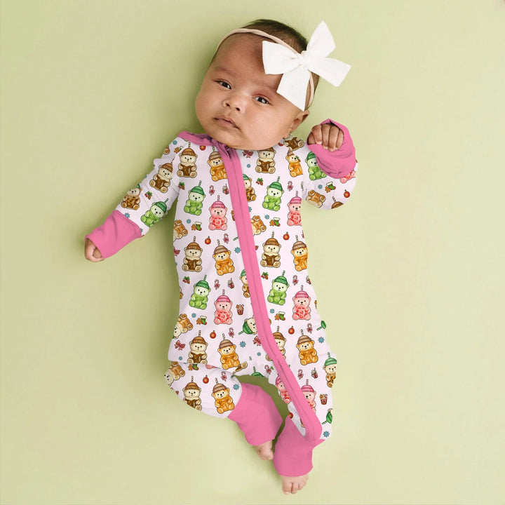 Holiday Bear Cup Bamboo Convertible Zippy