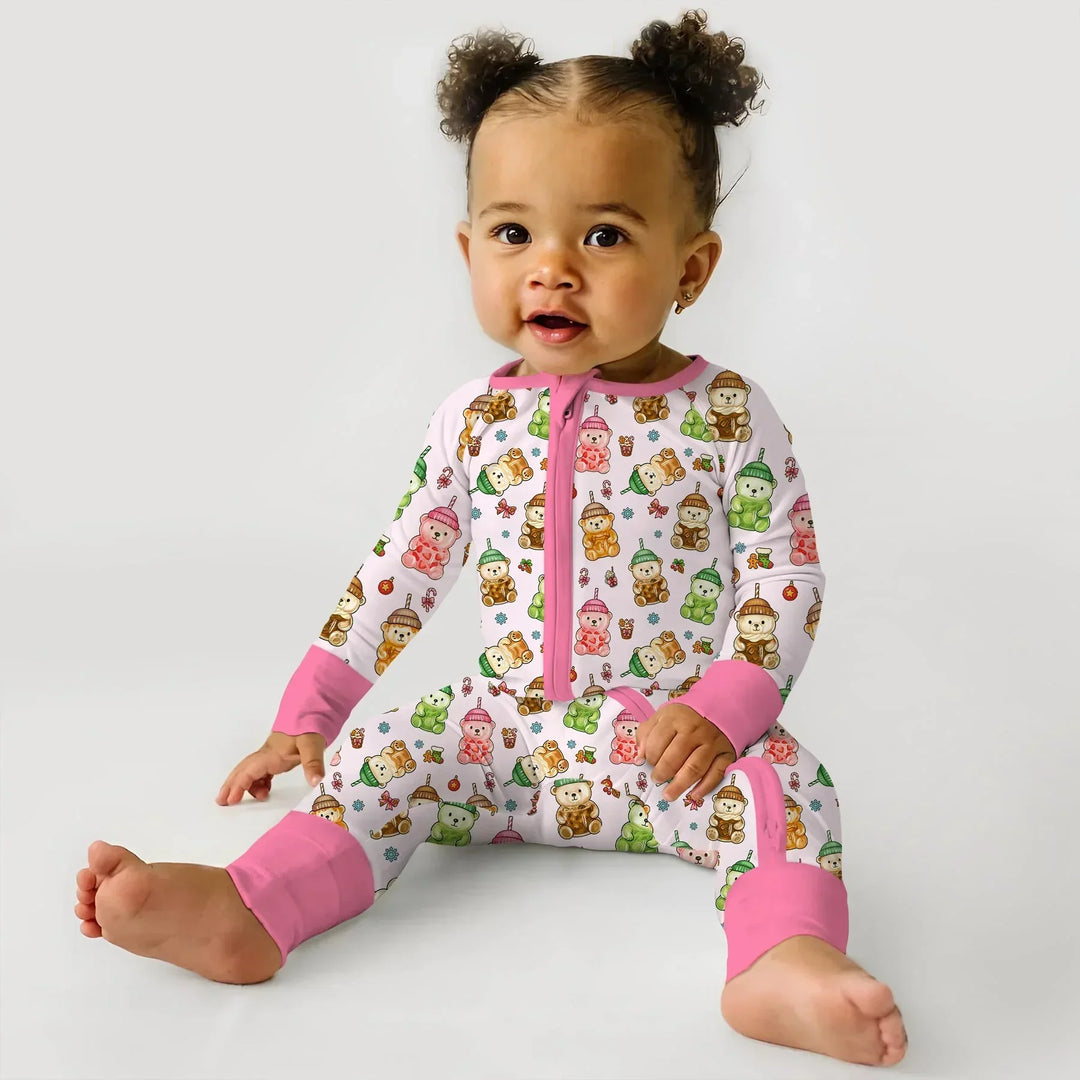 Holiday Bear Cup Bamboo Convertible Zippy
