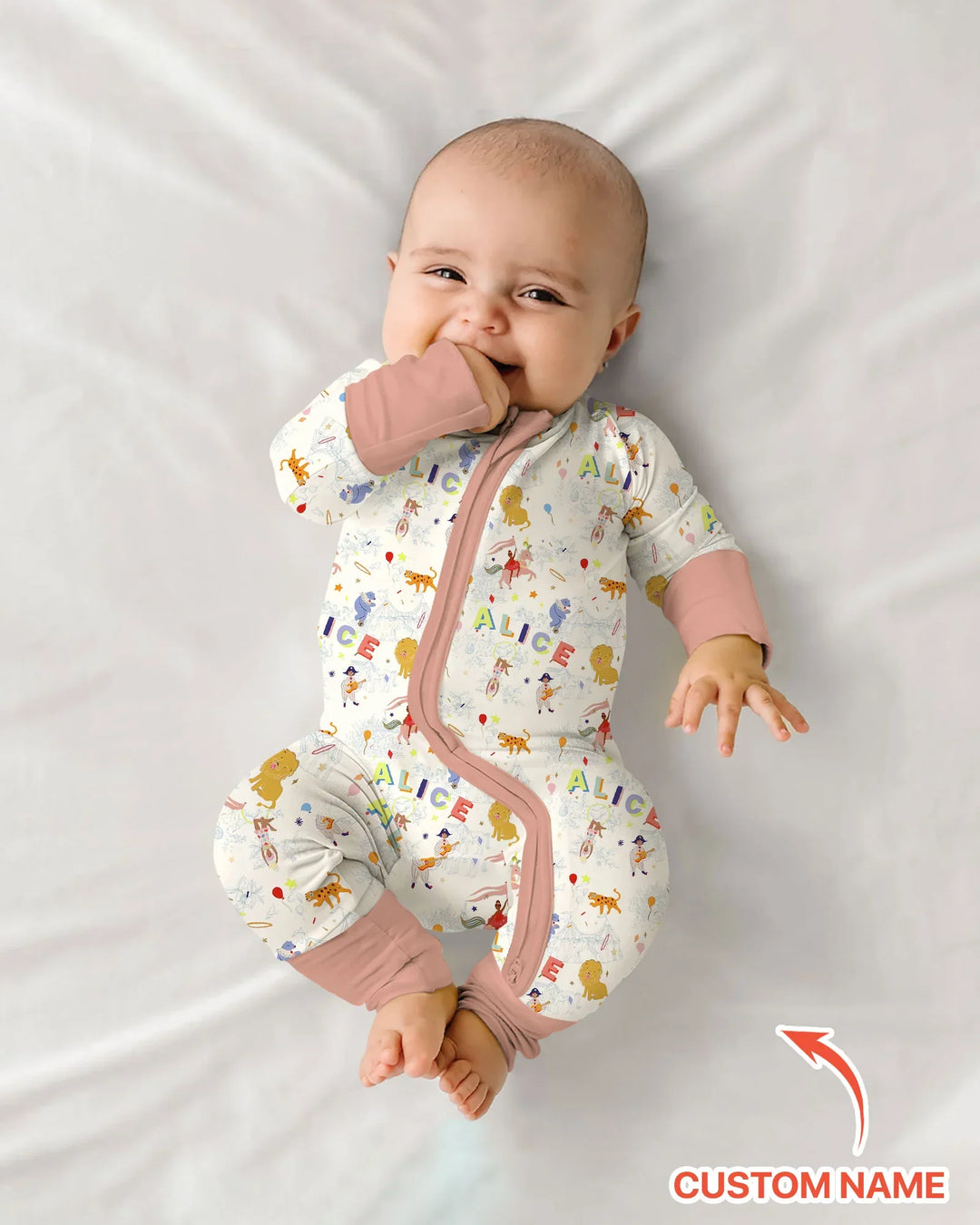 Gerippte Babykleidung mit individuellem Foto - Weich &amp; Skizzenhaft