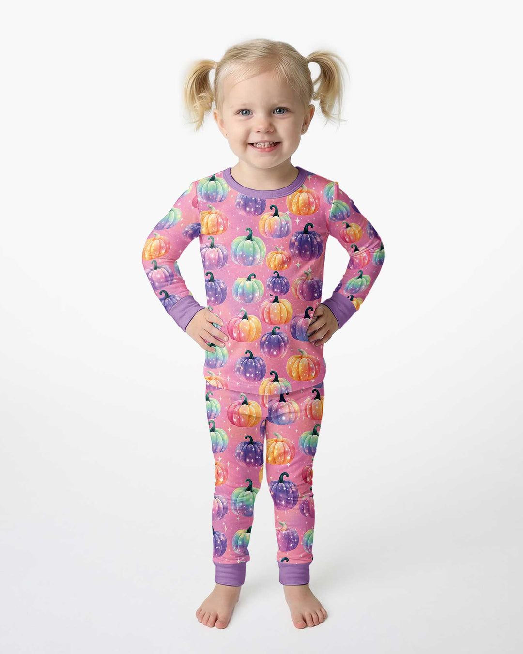 Enchanted Pumpkin Patch Bamboo Two Piece Long Sleeve Pajama Set