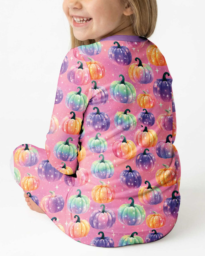 Enchanted Pumpkin Patch Bamboo Two Piece Long Sleeve Pajama Set