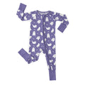 Halloween Cute Ghost Convertible Zippered Romper , Halloween Cute Ghost Convertible Zippered Romper - Newborn