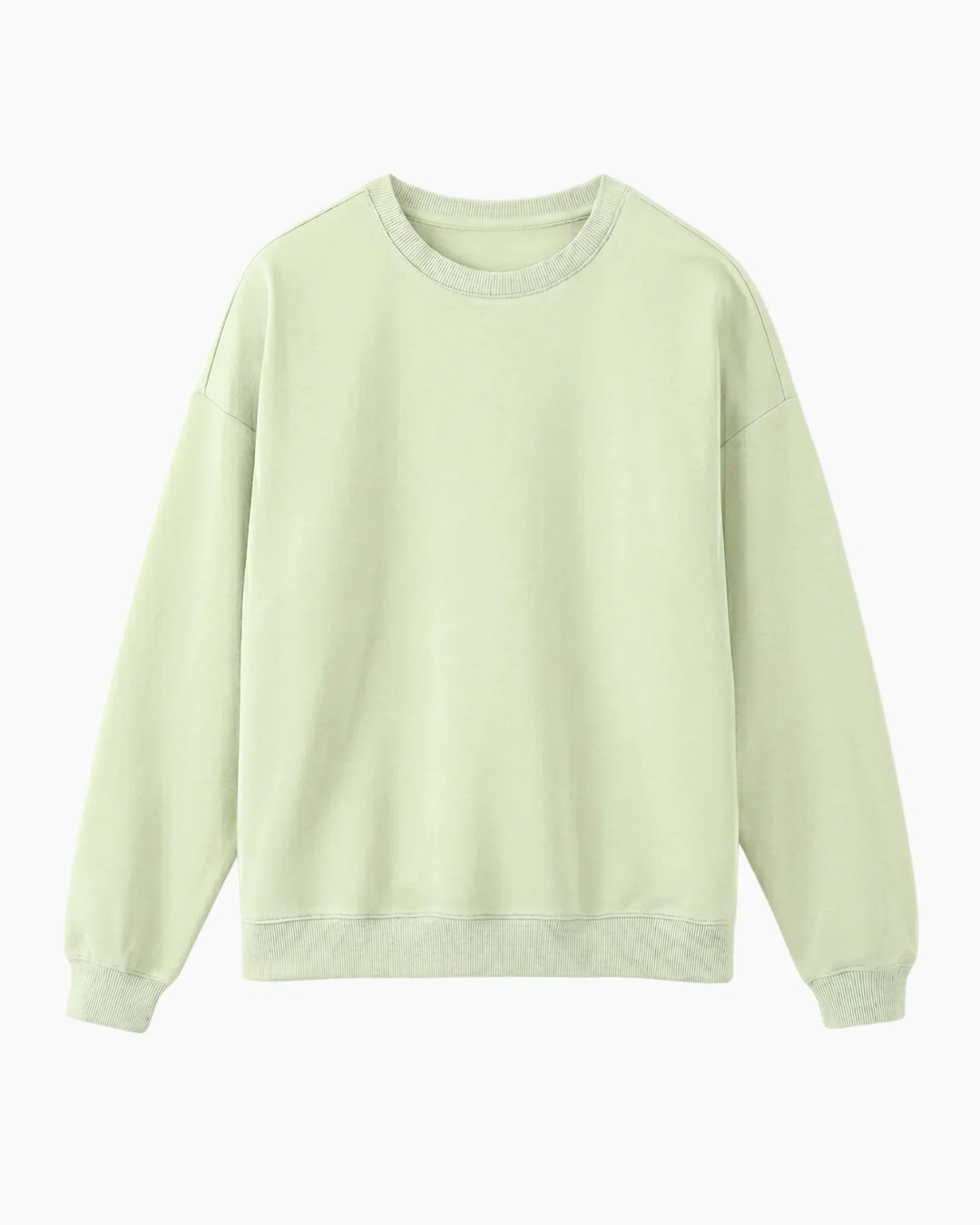 Solid Color Bamboo Adult Crewneck Sweatshirt