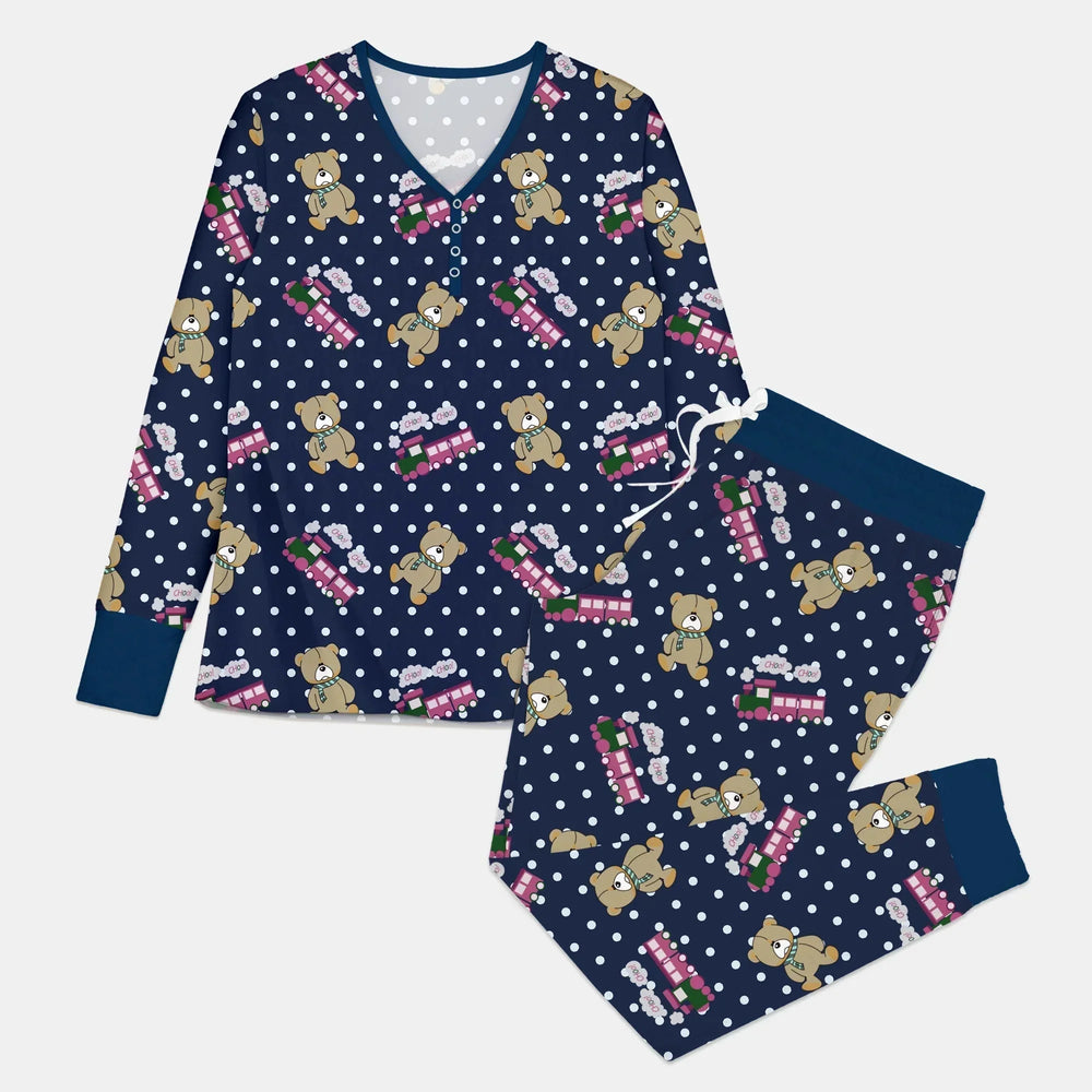Huntrix Choo Choo Women Pajama Set , Huntrix Choo Choo Women Pajama Set - Only Shirt / S