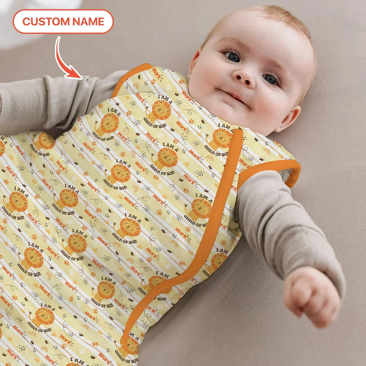 I Am A Child Of God Custom Name Boy Sleep Bag , I Am A Child Of God Custom Name Boy Sleep Bag - XS / 0.5 TOG