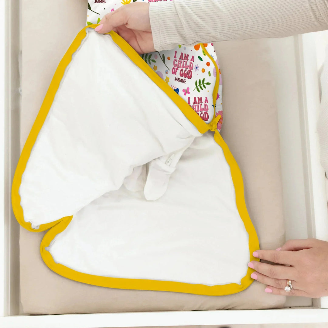 I Am A Child Of God Custom Name Girl Sleep Bag , I Am A Child Of God Custom Name Girl Sleep Bag - XS / 0.5 TOG