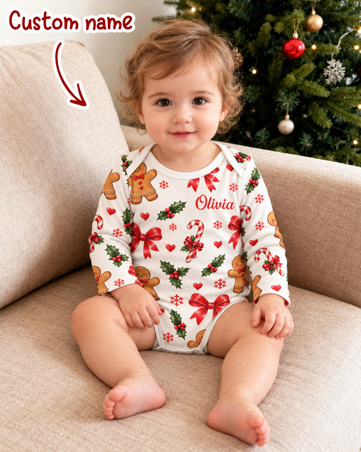 Gingerbread Cuddles Bamboo Bodysuit