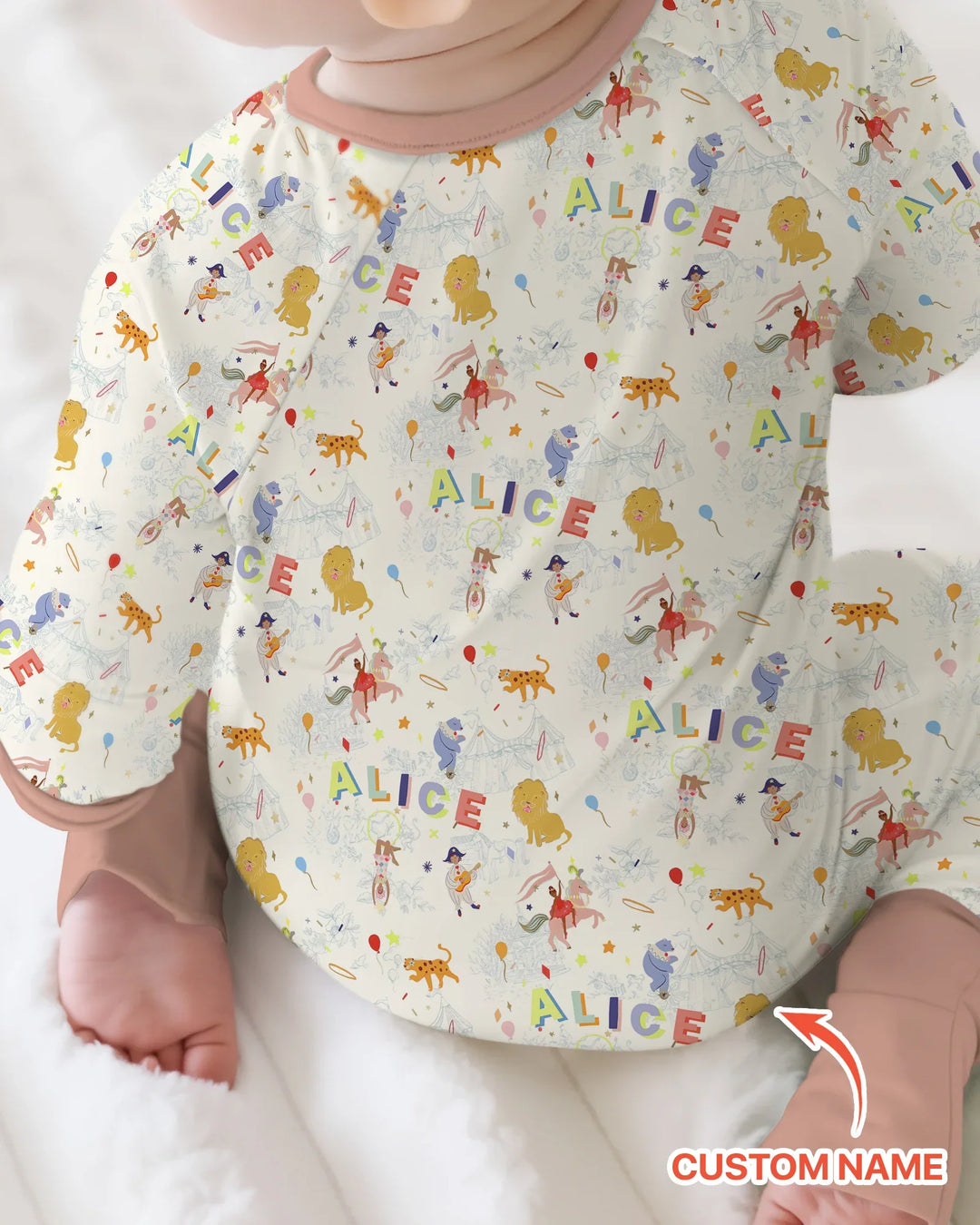 Gerippte Babykleidung mit individuellem Foto - Weich &amp; Skizzenhaft
