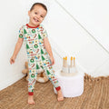Jesus Is The Reason For The Season Two Piece Short Sleeve Pajama Set , Jesus Is The Reason For The Season Two Piece Short Sleeve Pajama Set - 12-18M