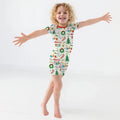 Jesus Is The Reason For The Season Two Piece Short Sleeve Shorts Pajama Set , Jesus Is The Reason For The Season Two Piece Short Sleeve Shorts Pajama Set - 12-18M