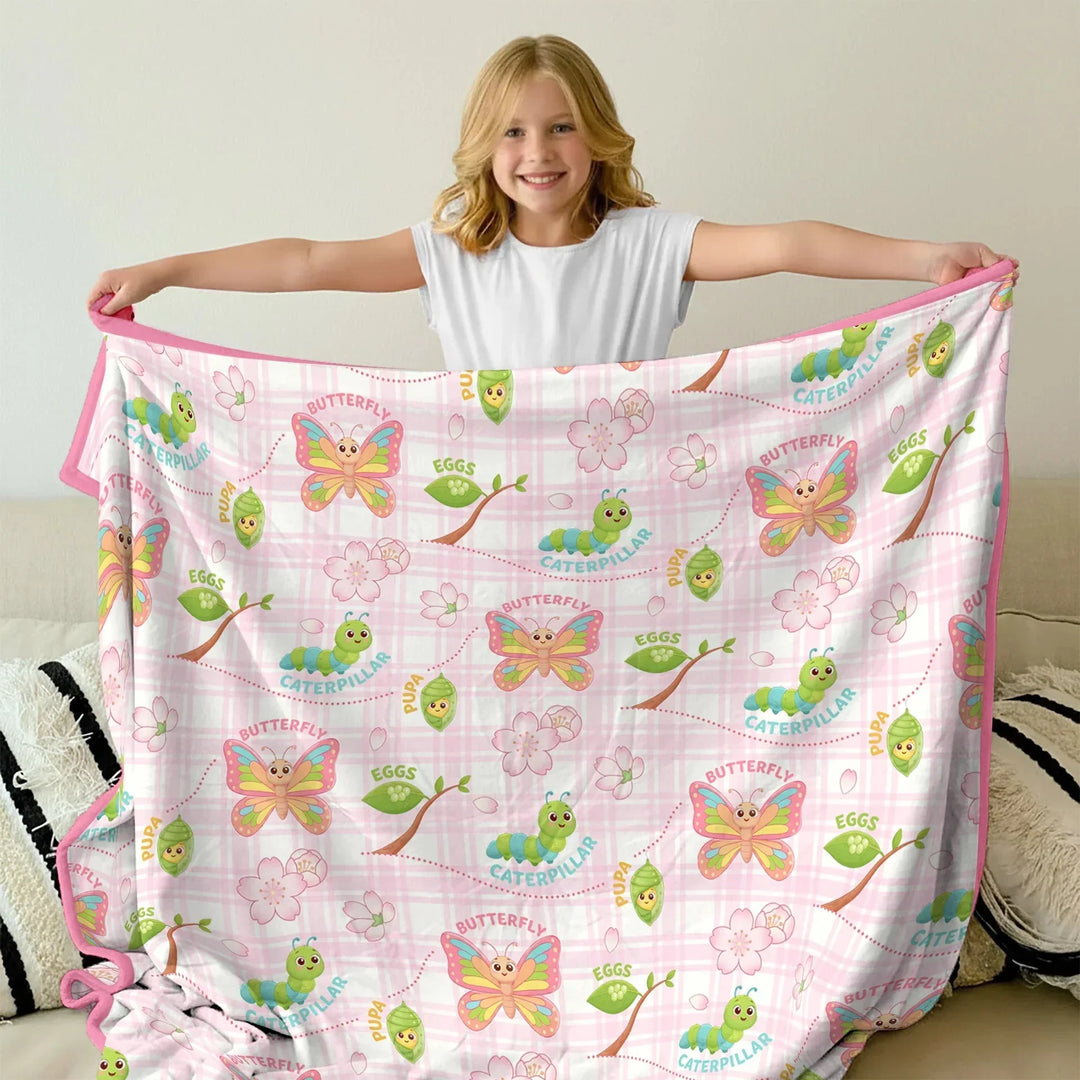 Little Wonders From Cocoon to Butterfly Toddler Blanket , Little Wonders From Cocoon to Butterfly Toddler Blanket - Default Title