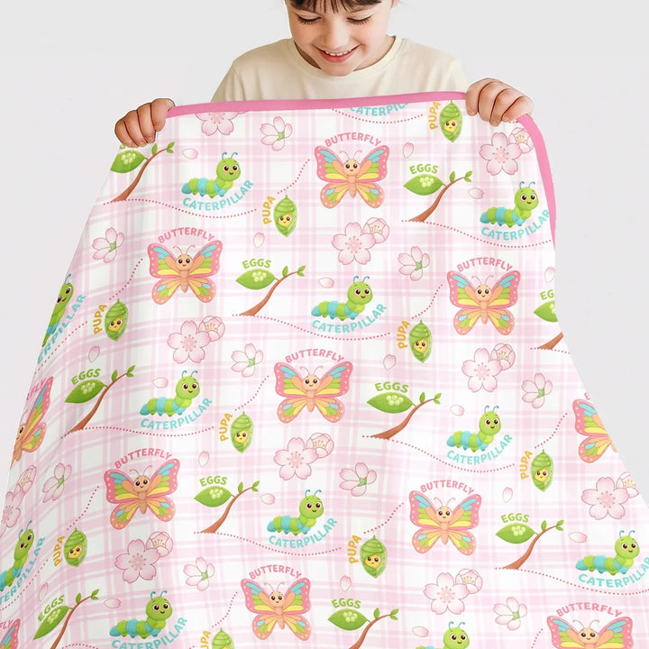 Little Wonders From Cocoon to Butterfly Toddler Blanket , Little Wonders From Cocoon to Butterfly Toddler Blanket - Default Title