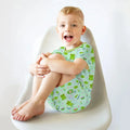 Little Wonders From Tadpole to Frog Two Piece Short Sleeve Shorts Pajama Set , Little Wonders From Tadpole to Frog Two Piece Short Sleeve Shorts Pajama Set - 12-18M