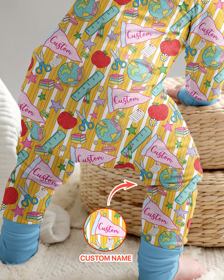 Gerippte Babykleidung mit individuellem Foto - Weich &amp; Skizzenhaft