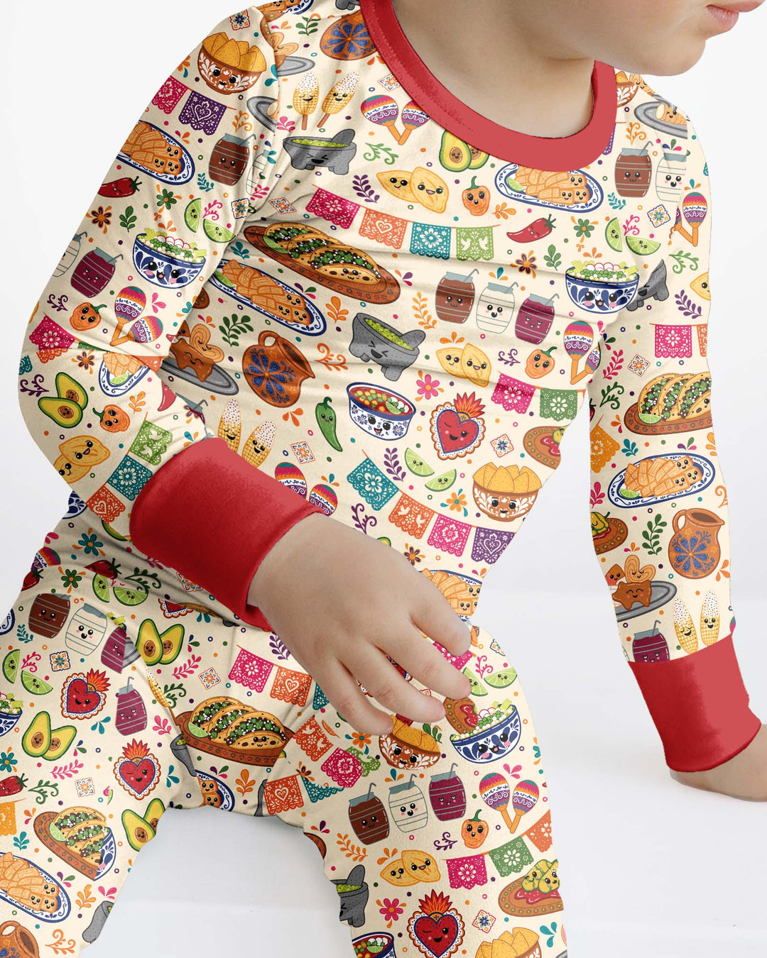Viva Nuestra Cultura Bamboo Two Piece Long Sleeve Pajama Set